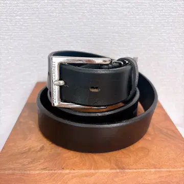 KATHARINE HAMNETT 가죽 벨트 블랙 100cm 비즈니스