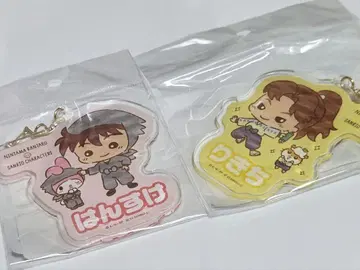 닌타마 란타로 산리오 아크릴 키링 야마다 리키치 & 도이 한스케 세트