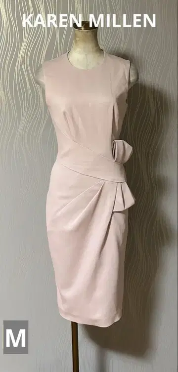 KAREN MILLEN 카렌미렌 세로 리본 원피스