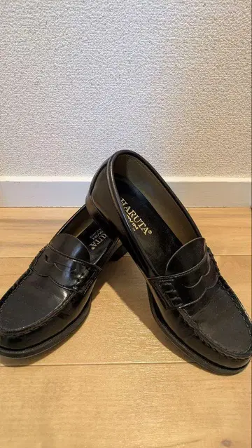 HARUTA 하루타 로퍼 블랙 24.5cm