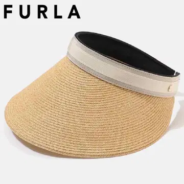 새상품 훌라 FURLA 페이퍼 블레이드 클립 바이저 선바이저