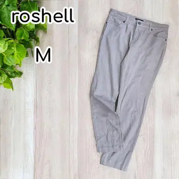 새상품급 roshell 데님 팬츠 청바지 스트레치 그레이 M