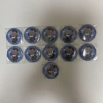 니지산지 코야나기 로우 캔뱃지 11점