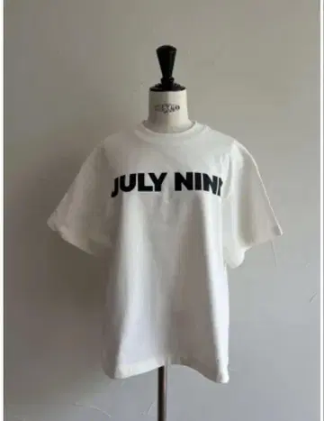 JULY NINE 반팔 T셔츠 화이트