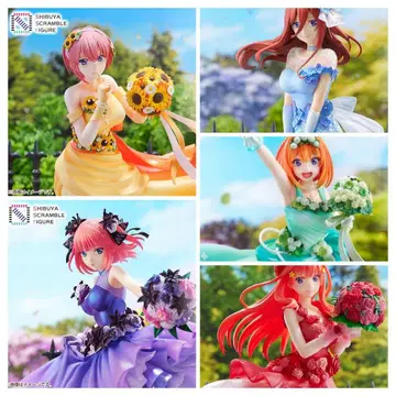 5등분의 신부 Flower Dress Ver 1/7 스케일 피규어 5세트