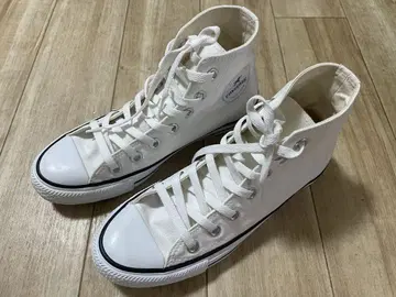 컨디션 최상 컨버스 하이컷 스니커즈 화이트 24cm