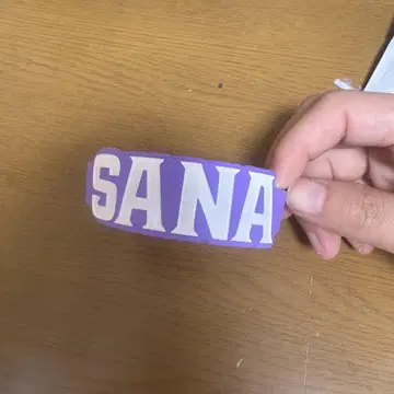 TWICE SANA 러버 밴드 보라색