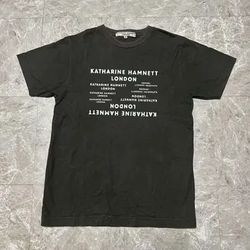 KATHARINE HAMNETT 블랙 T셔츠 M