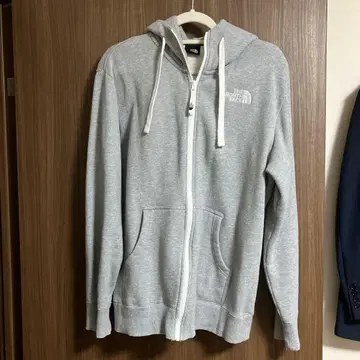 THE NORTH FACE 그레이 후드 부착 후드티