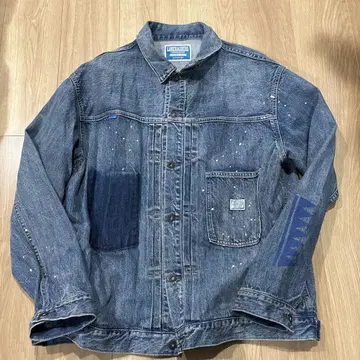 LIBERAIDERS TRIBAL DENIM JACKET XL 사이즈