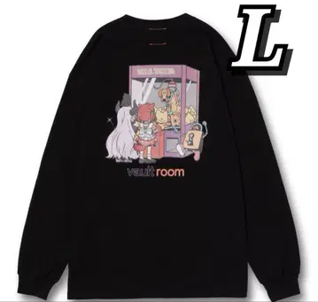 VR x LAPKARU L/S TEE / BLACK L vaultroom