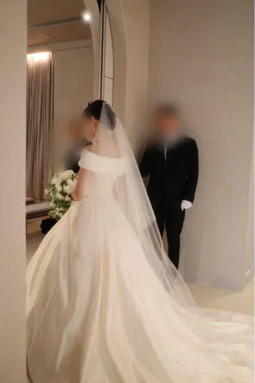 mirror mirror 웨딩 베일 롱 브라이덜