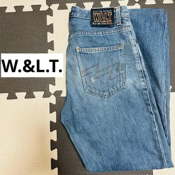 w&lt 이탈리아제 썬더스티치 데님 청바지 w.l.t.