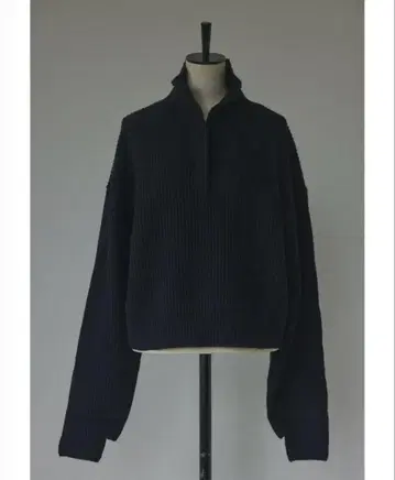 BLACK BY MOUSSY 하이넥 아제 니트 탑스