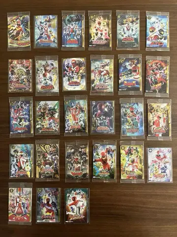 이타쟈가 슈퍼전대 히어로 45종 세트 50주년 기념 카드 세미 컴프