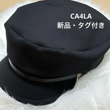 택 포함 새상품! CA4LA 헌팅 캡 블랙
