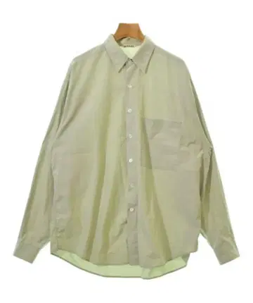 AURALEE WASHED FINX TWILL BIG SHIRTS