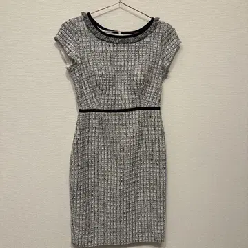 GINZA COUTURE 타이트 드레스 그레이 블랙