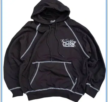 CHRONOIZM 블랙 후드티