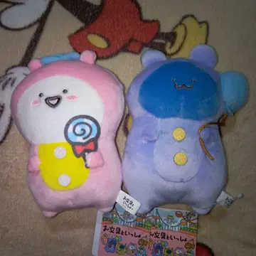 오문구와 함께 놀이공원 봉제 인형 2종 세트 1