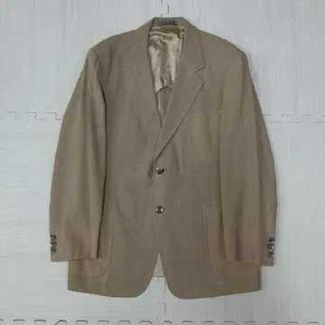 vintage 테일러드 자켓 얇은 소재 캐주얼 체크 무늬 캐주얼