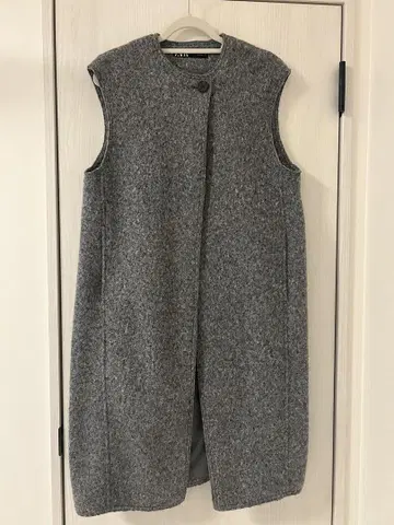ZARA 롱베스트 그레이 XS