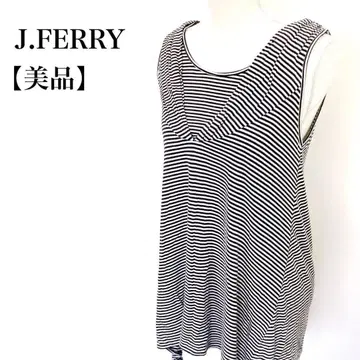 [새상품급] J.FERRY 보더 슬리브리스 미니 원피스