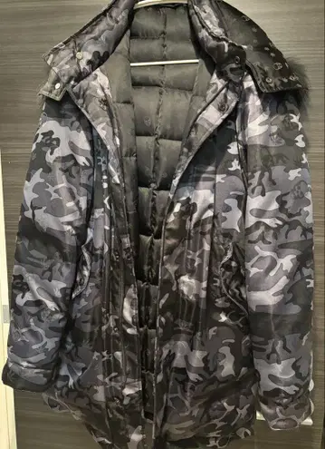 루시앙 페라 피네 카모 패턴 다운 자켓 S