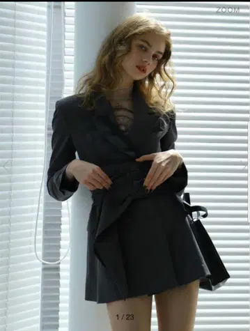 melt the lady thick belt jacket onepiece