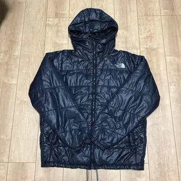 The North Face 후드 부착 다운 자켓 블랙