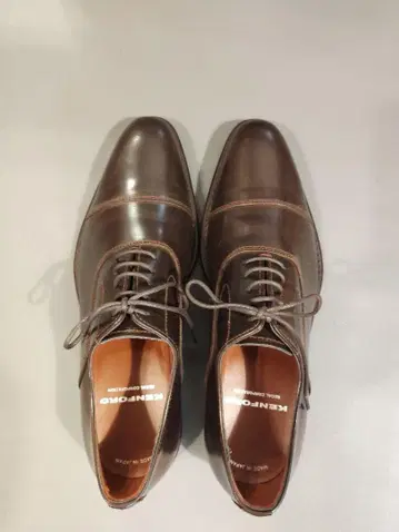 REGAL KENFORD 브라운 가죽 비즈니스 슈즈