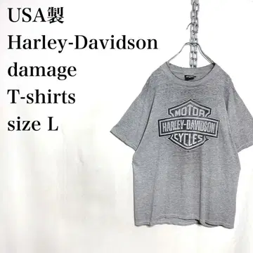 분위기 Harley-Davidson 할리데이비슨 T셔츠 L 구제 의류