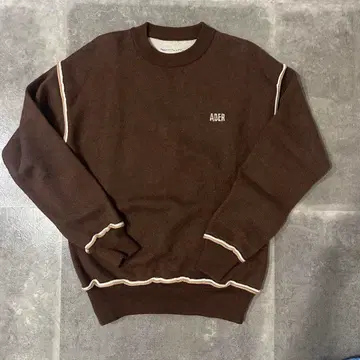 ADER 브라운 트레이닝복