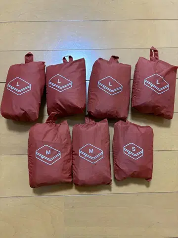 MUJI 접이식 분류 파우치 트래블 파우치 L M S