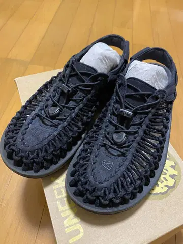 KEEN 유니크 남성용 25cm 블랙 킨