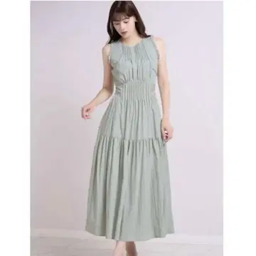 Herlipto Viera Pintuck Tiered Dress S
