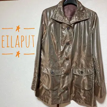 EILAPUT 여성용 실버 컬러 자켓 아우터
