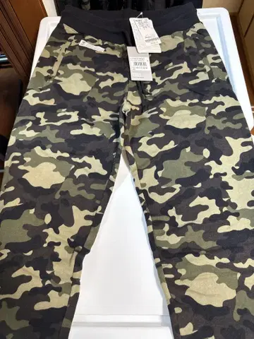 카모 패턴 스웨트 팬츠 카모