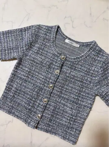 미사용 새상품 moussy tweed like 상의