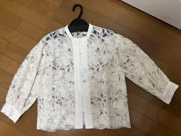 JILLSTUART 레이스 상의 화이트