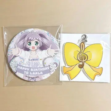 프리파라 해피프리 벌스데이 마나카 라라 아크릴 키링 캔뱃지 세트
