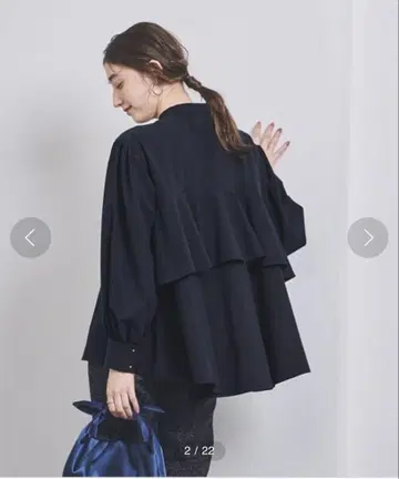 UNITED ARROWS 네이비 긴팔 셔츠