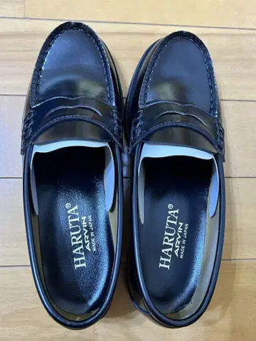 HARUTA 로퍼 블랙 23.5cm