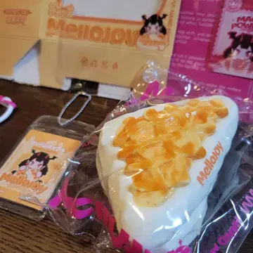 [ Mellojoy 트론 스퀴즈 ] 크림 와플 [ 세모 ]