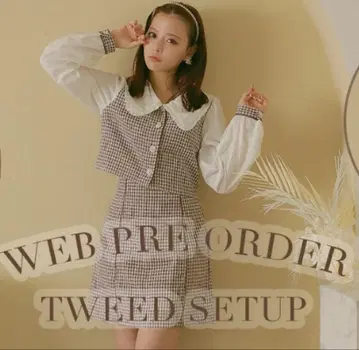 evelyn 2022 AW 트위드 셋업