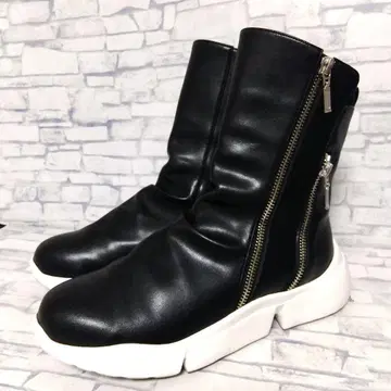 FIZZ REEN 부츠 사이드 지퍼 블랙 FIZZ REEN 24.5