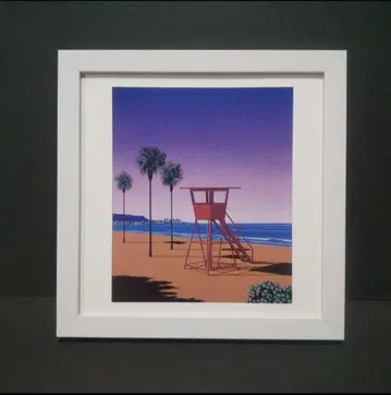 나가이 히로시 키리누키(20 x 20 프레임 부착) 미하라다이 서프
