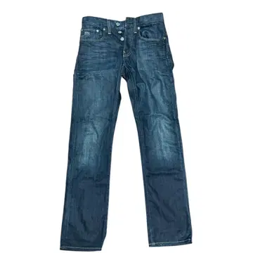 지스타 로우 다크 블루 슬림 스트레이트 데님 SLIM denim