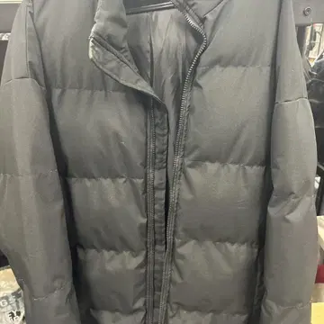 블랙 다운 자켓