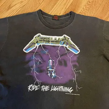 90s METALLICA 라이드 더 라이트닝 양면 티셔츠 XL